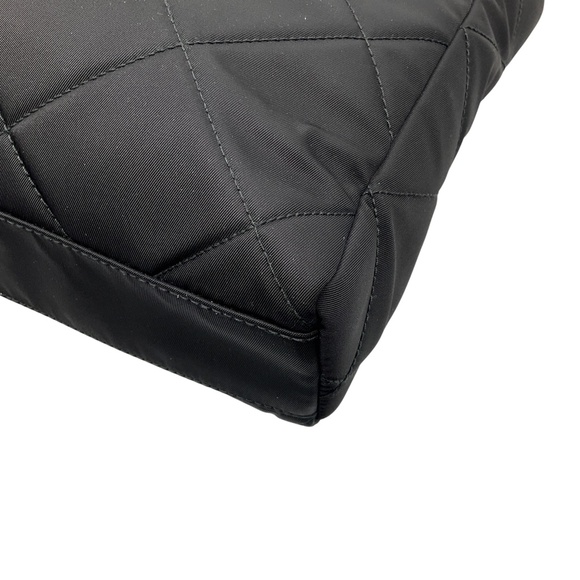 PRADA BLACK RE-NYLON IMPUNTU QUILTED RE-EDITION 1995 CHAINE SMALL TOTE BAG - Picture 15 of 15